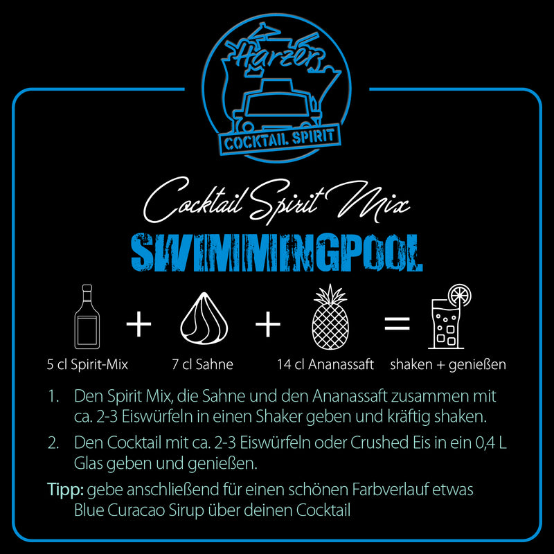 Cocktail Spirit Mix SWIMMINGPOOL