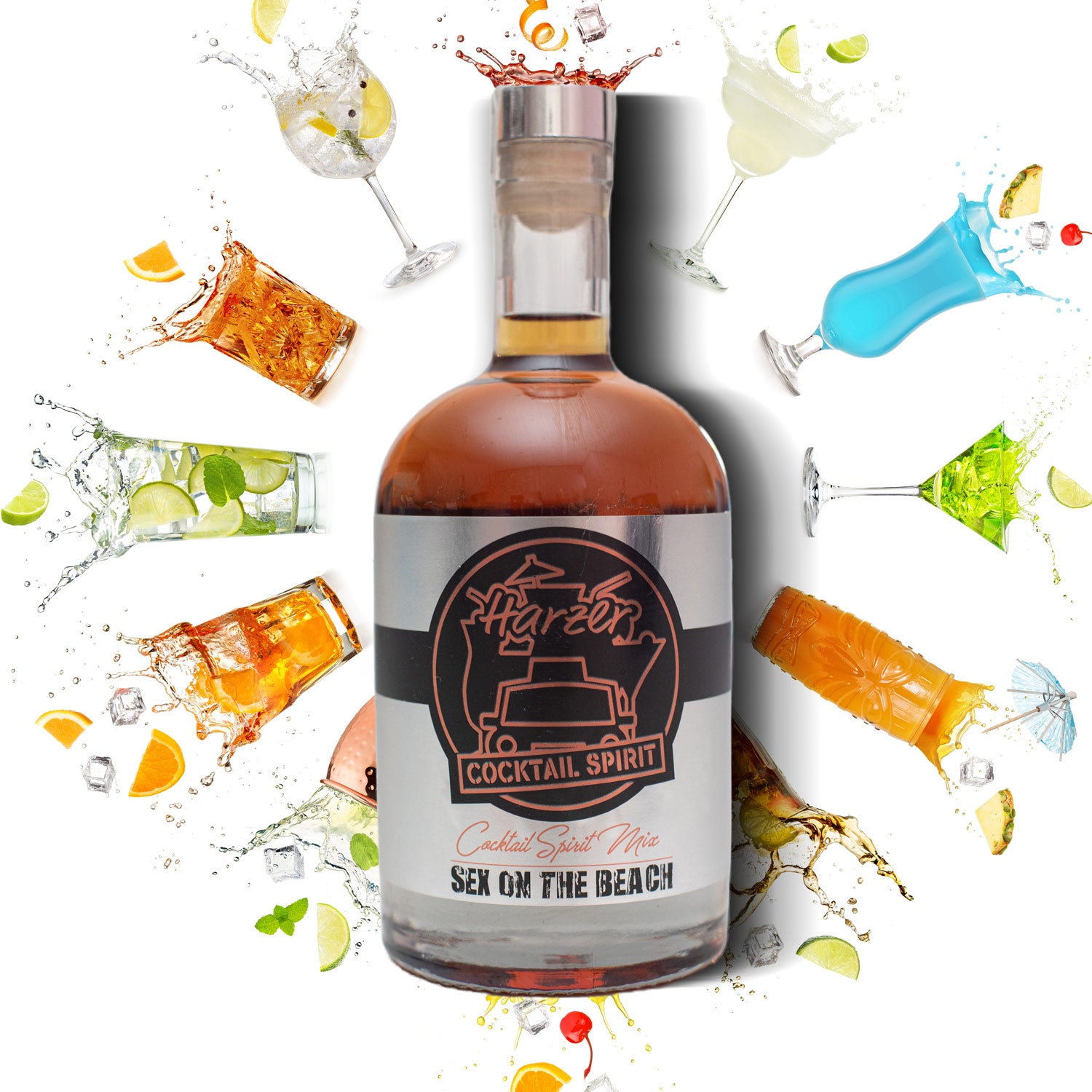 Cocktail Spirit Mix SEX ON THE BEACH – Harzer Cocktail Spirit